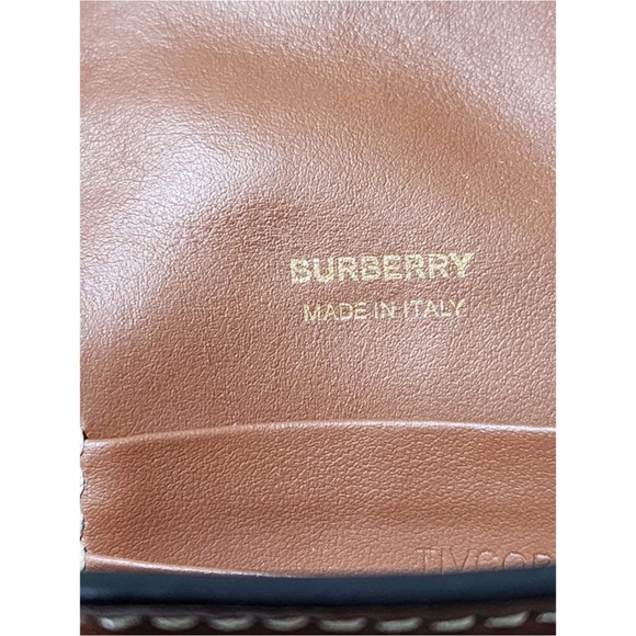 Authentic Burberry Thomas Burberry TB Shoulder Bag Brown/Cream - Picture 7 of 14